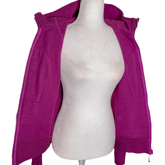 Lululemon Scuba Hoodie II Heathered Ultra Violet Purple Size 6 - Picture 9 of 16